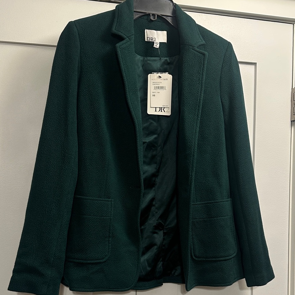 DR2 Dark Green Blazer Jacket